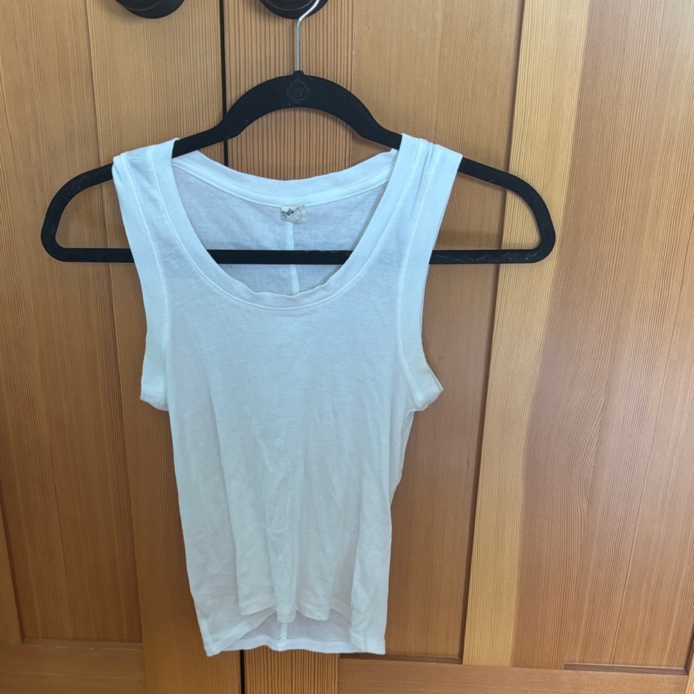 Free People White Tank Top
